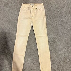 FREE PEOPLE khaki pants size W 24